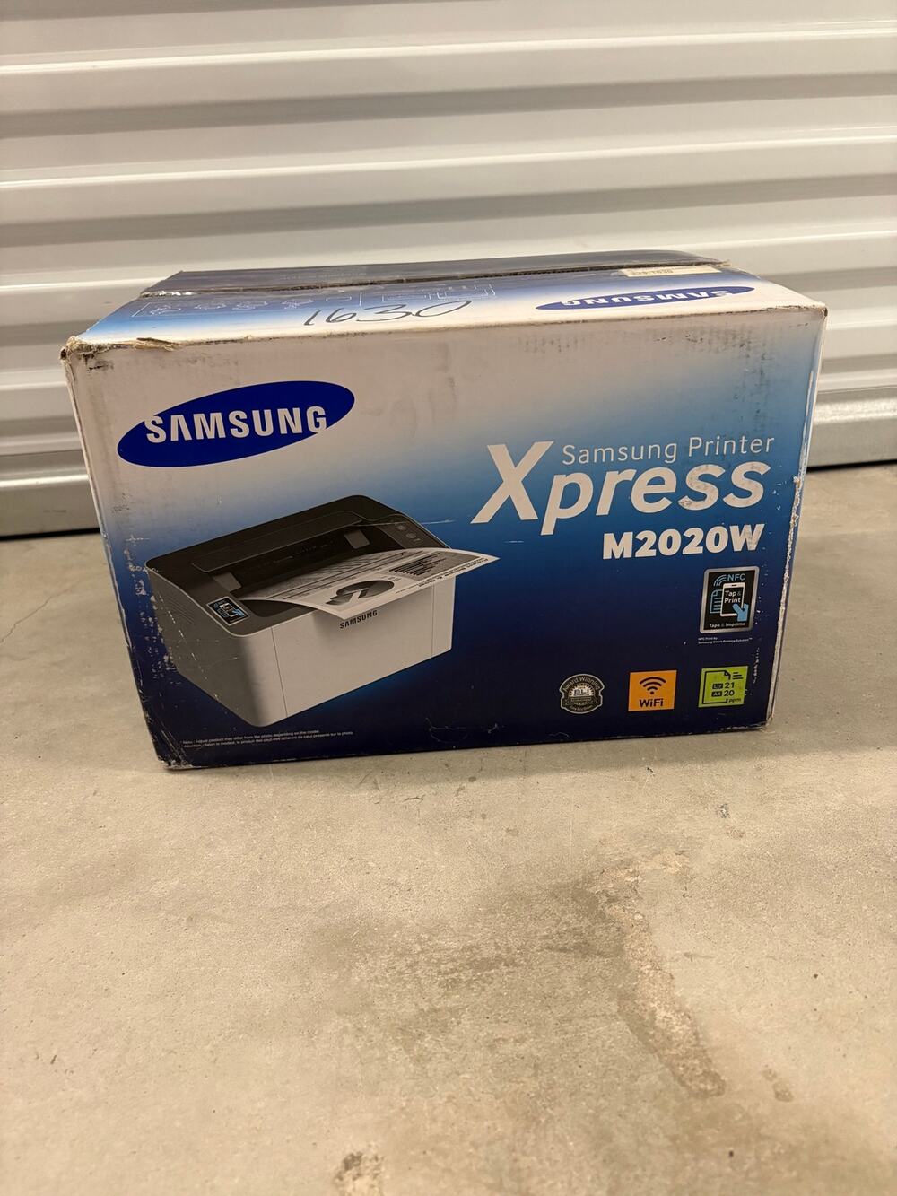 Samsung Xpress M2020W Wireless Monochrome Laser Printer Open Box Black/White